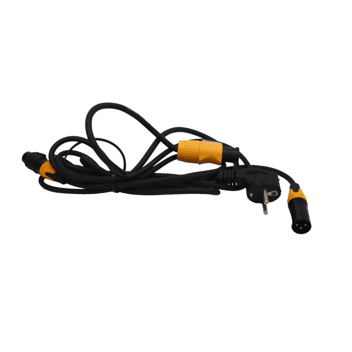 Par LED Wash 7X18w RGBW con ingressi Powercon In Out e DMX NLIGHTING 5