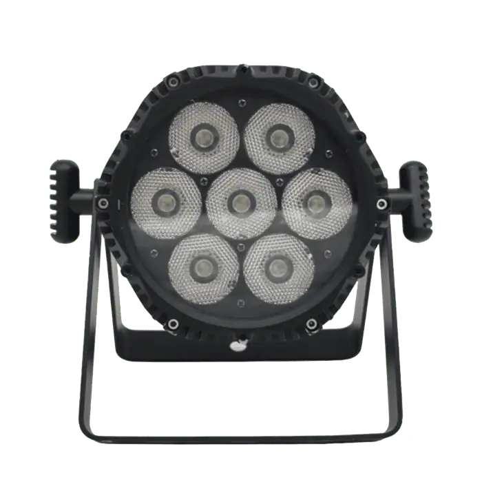Par LED Wash 7X18w RGBW con ingressi Powercon In Out e DMX NLIGHTING