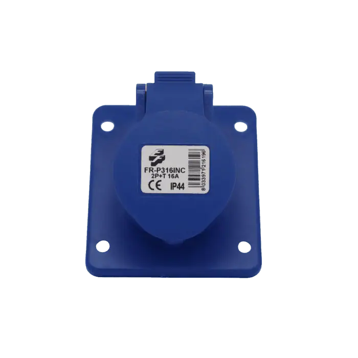 Presa Fissa da incasso FR P316INC 2PT a 16A IP44 per uso Aziendale