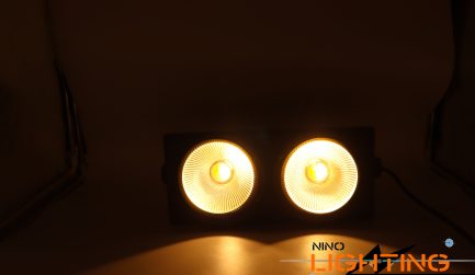 Accecatore Strobo a 2 LED 200W Luce Calda/Fredda DMX512 Presa Powercon NLIGHTING - immagine 6