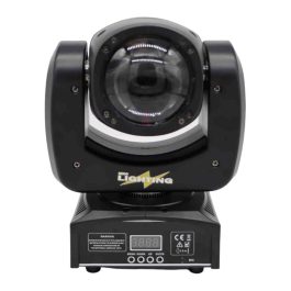 Mini Testa Mobile singola LED BEAM RGBW 100w Moving Head Alimentazione VDE DMX