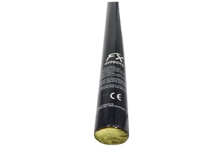 Tubo cannone spara coriandoli elettrico VUOTO monouso da 80cm - immagine 2