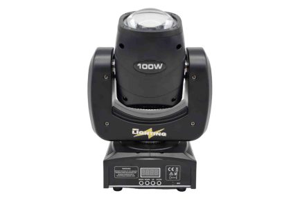 Mini Testa Mobile singola LED BEAM RGBW 100w Moving Head Alimentazione VDE DMX - immagine 5
