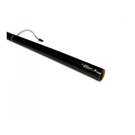 Tubo cannone spara coriandoli elettrico VUOTO monouso da 80cm - immagine 3