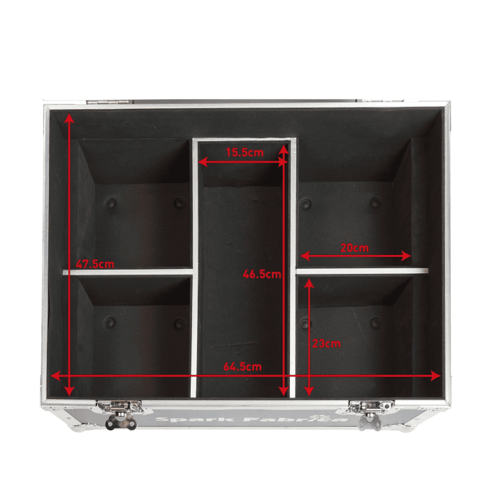 Baule FlightCase SPARK FABRICA per trasporto di 4 Macchine M3 3