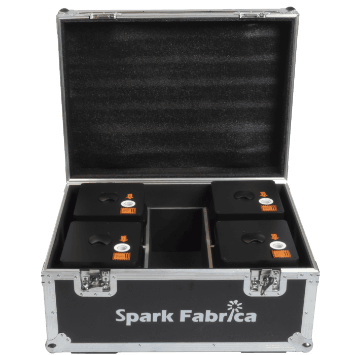 Baule FlightCase SPARK FABRICA per trasporto di 4 Macchine M3 4