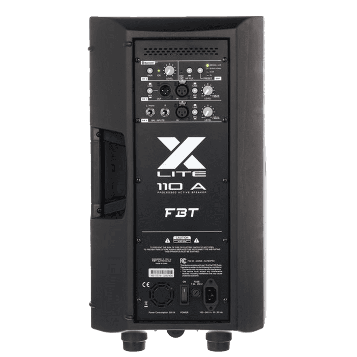 Cassa acustica professionale FBT X LITE 110A diffusore attivo a 2 vie con Bluetooth 2