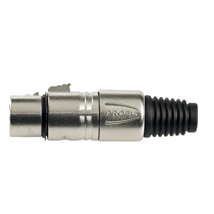 Connettore Volante Femmina PROEL XLR5FVPRO a 5 poli per connessione Audio e Video