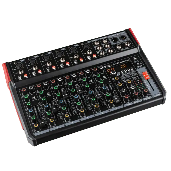 Mixer compatto JBSYSTEMS LIVE 10 a 8 canali per DJ con Bluetooth e MP3 1
