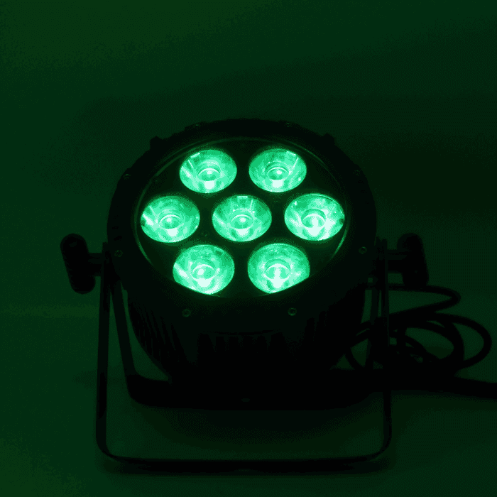 Par LED 7X20 RGBW IP65 150W Alimentazione Schuko NLIGHTING 7