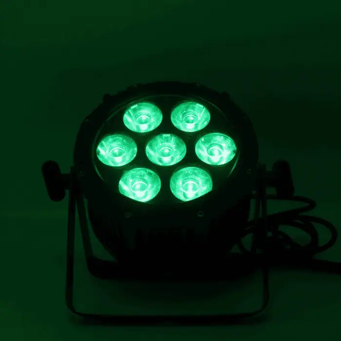 Par LED 7X20 RGBW IP65 150W Alimentazione Schuko NLIGHTING 7