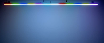 Barra LED qpix bar RGB 100cm controllo DMX modalità pixel to pixel - immagine 9