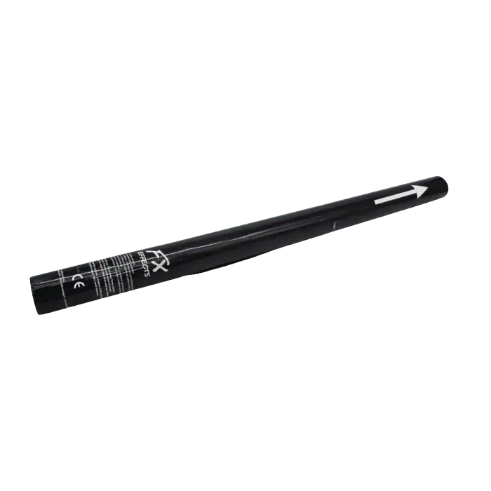 Tubo cannone spara coriandoli elettrico VUOTO monouso da 80cm
