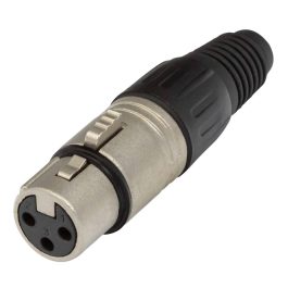 Connettore Volante Femmina PROEL XLR3FV a 3 poli per connessione Audio e Video