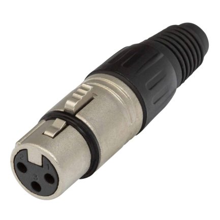Connettore Volante Femmina PROEL XLR3FV a 3 poli per connessione Audio e Video