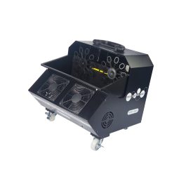 Macchina delle Bolle DJPOWER POPO-1000Y Bubble Machine con doppia Ventola e controllo Wireless