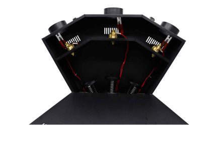 Macchina del Fuoco Fire Machine da 100W a 3 Fiamme altezza fiamma 3mt per Spettacolo e Eventi - immagine 5