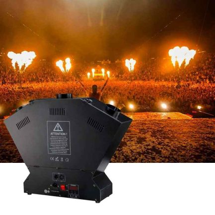 Macchina del Fuoco Fire Machine da 100W a 3 Fiamme altezza fiamma 3mt per Spettacolo e Eventi - immagine 6