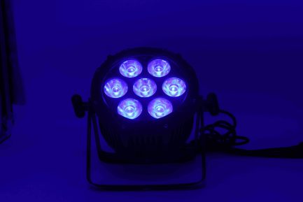 Par LED 7X20 RGBW IP65 150W Alimentazione Schuko NLIGHTING - immagine 7