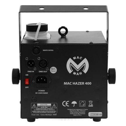 Macchina della Nebbia compatta MAC MAH HAZER400 Fog Machine controllabile con DMX e Telecomando - immagine 3
