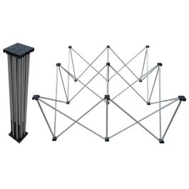 Base Telescopica Riser ZZIPP ZZTH40 per Pedana ZZTM100 con teste appoggio in Nylon