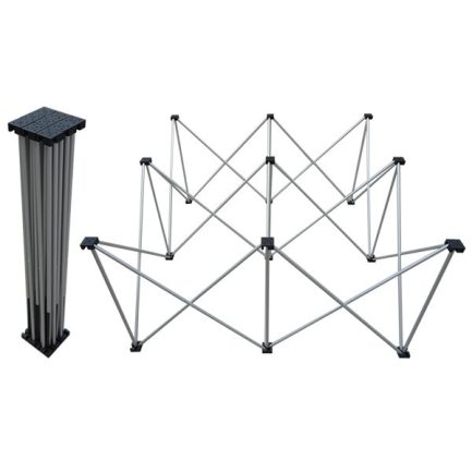 Base Telescopica Riser ZZIPP ZZTH40 per Pedana ZZTM100 con teste appoggio in Nylon