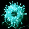 Catena Luminosa di Natale a 500 LED con 8 giochi di Luce per uso Interno/Esterno (Luce Verde Acqua)