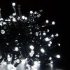 Catena Luminosa di Natale a 200 LED con 8 giochi di Luce per uso Interno/Esterno (Luce Bianca) - immagine 2