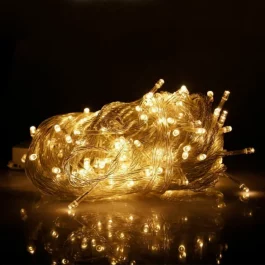 Tenda Luminosa allungabile di Natale a 300 LED con 8 giochi di Luce per uso Interno/Esterno (Luce Calda)