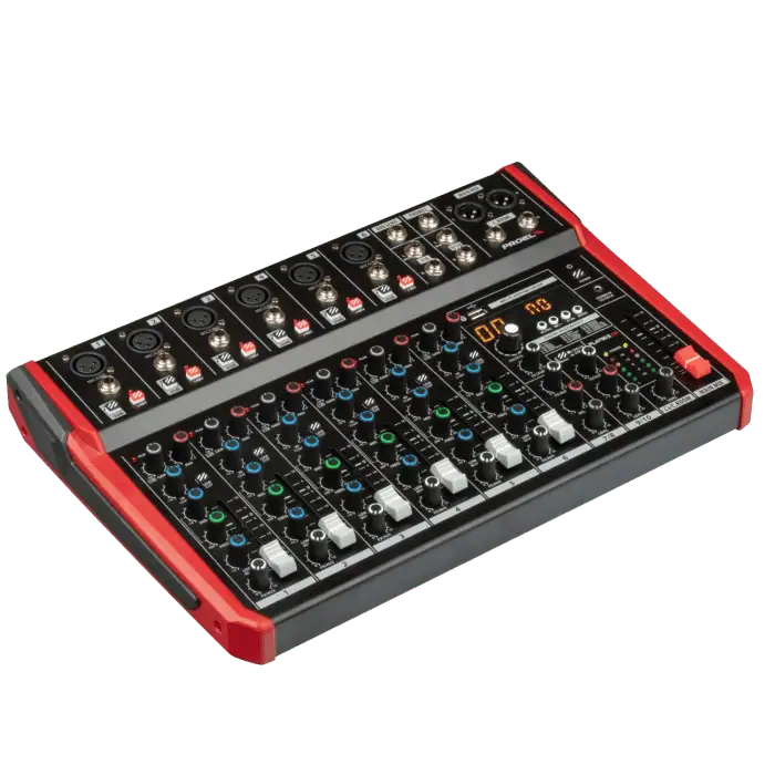 Mixer compatto PROEL PLAYMIX10 a 10 canali con lettore MP3 e Bluetooth 1