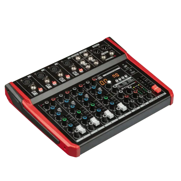 Mixer compatto PROEL PLAYMIX8 a 8 canali con lettore MP3 e Bluetooth 1