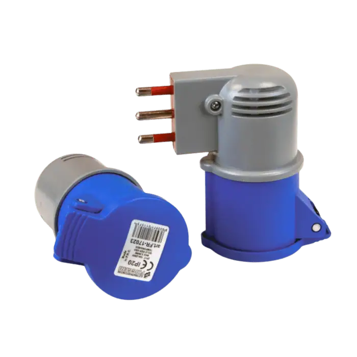 Spina Adattatore FR 17031 A 3P 16A IP20 Per Utilizzo Industriale E Domestico Rotante