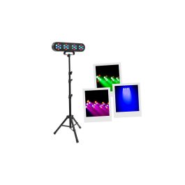 Set Luci Multicolore BoomTone DJ D-TIENE con treppiede regolabile 28 LED