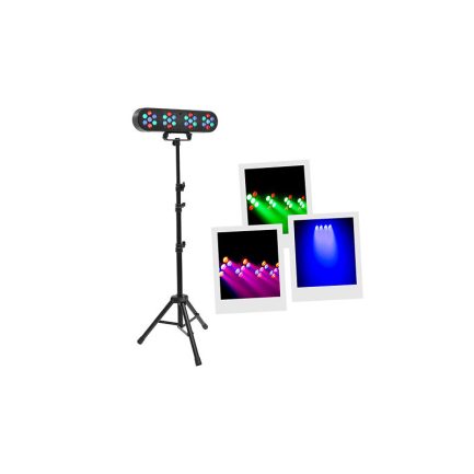 Set Luci Multicolore BoomTone DJ D-TIENE con treppiede regolabile 28 LED