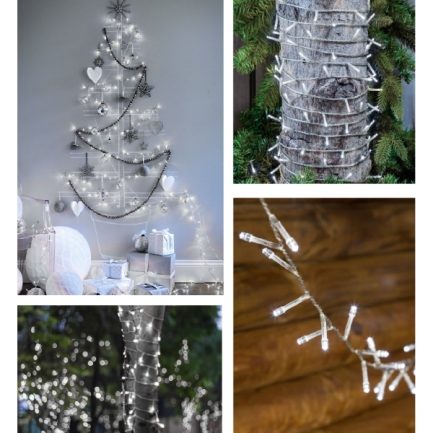 Catena Luminosa di Natale a 500 LED con 8 giochi di Luce per uso Interno/Esterno (Luce Bianca) - immagine 3