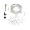 Tenda Luminosa allungabile con Fiocchi di Neve di Natale a 160 LED con 8 giochi di Luce per uso Interno/Esterno (Luce Bianca) - immagine 3