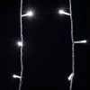 Tenda Luminosa allungabile di Natale a 256 LED con Luci fisse e intermittenti per uso Interno/Esterno Luce Bianca - immagine 2