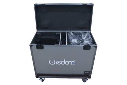 Coppia Teste Mobili Racer BSW 380W IP66 Waterproof Beam Spot Wash 3in1 con FlightCase WISDOM - immagine 5