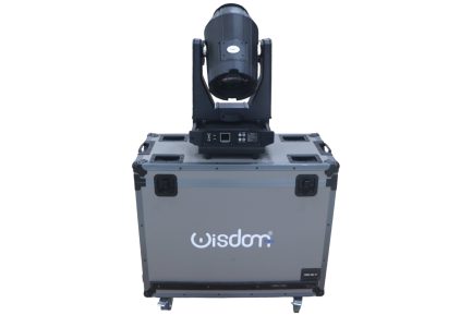 Coppia Teste Mobili Racer BSW 380W IP66 Waterproof Beam Spot Wash 3in1 con FlightCase WISDOM - immagine 2