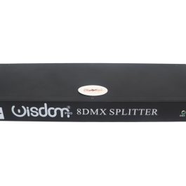 Splitter a 8 canali uscita DMX per Controllo Luci con alimentazione PowerCon