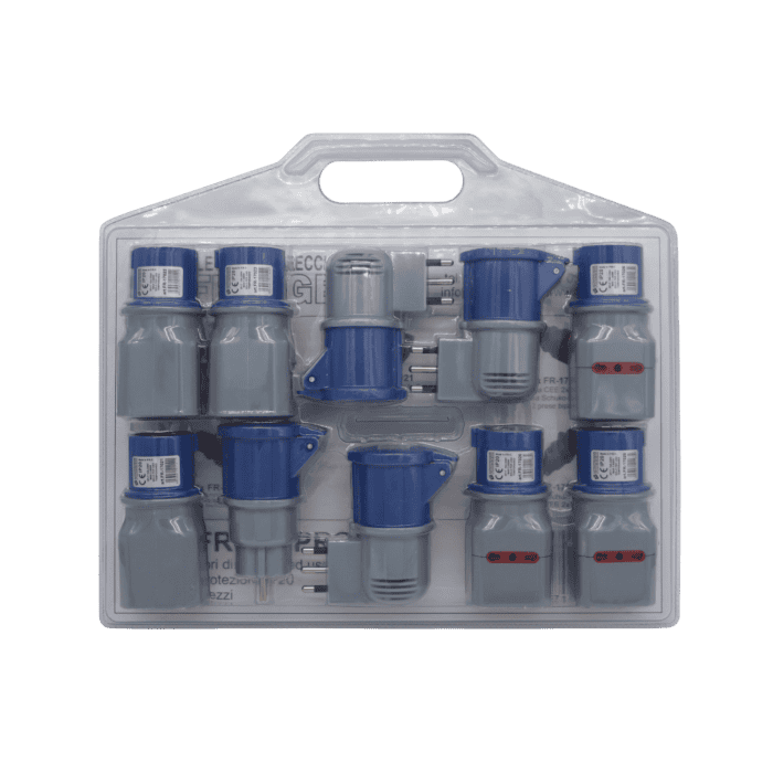 Kit Valigetta Adattatori Di Sistema Di 10pz Per Uso Temporaneo Con Grado Di Protezione IP20 1
