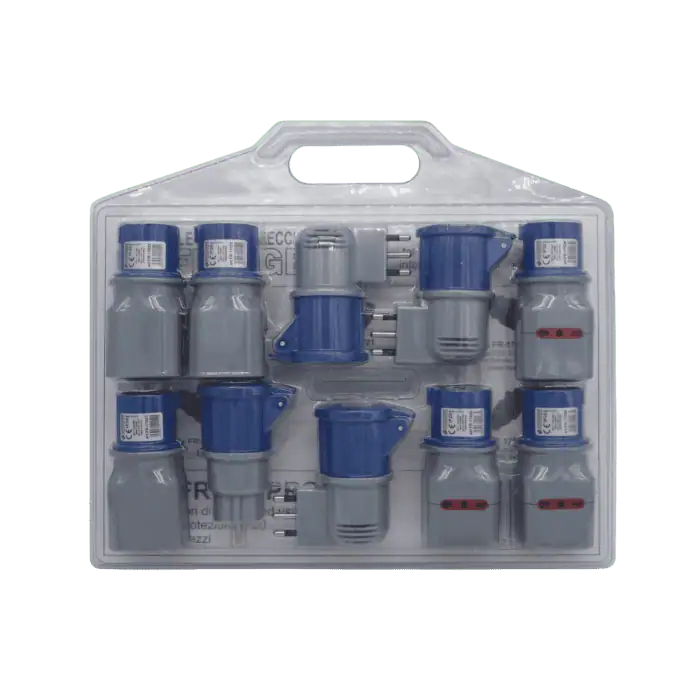 Kit Valigetta Adattatori Di Sistema Di 10pz Per Uso Temporaneo Con Grado Di Protezione IP20 1