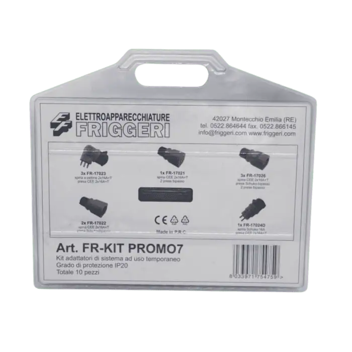 Kit Valigetta Adattatori Di Sistema Di 10pz Per Uso Temporaneo Con Grado Di Protezione IP20 2