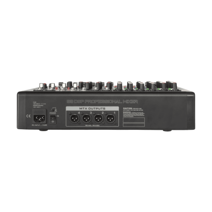 Mixer Audio ZZIPP ZZMXPRO12 A 12 Canali Per DJ Con Multieffetto DSP E Bluetooth 4