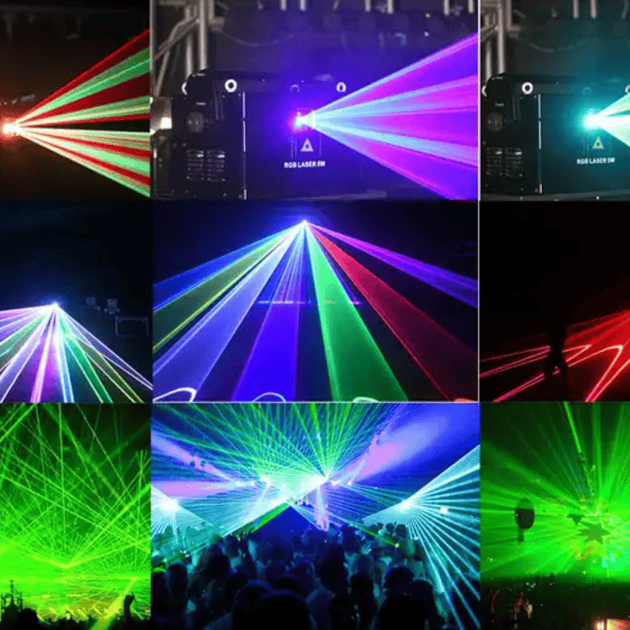 Proiettore Laser 10W RGB Show System Laser Ad Alto Impatto Scenografico Per Uso Interno 4