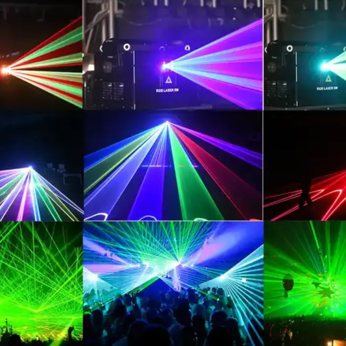 Proiettore Laser 10W RGB Show System Laser Ad Alto Impatto Scenografico Per Uso Interno 4