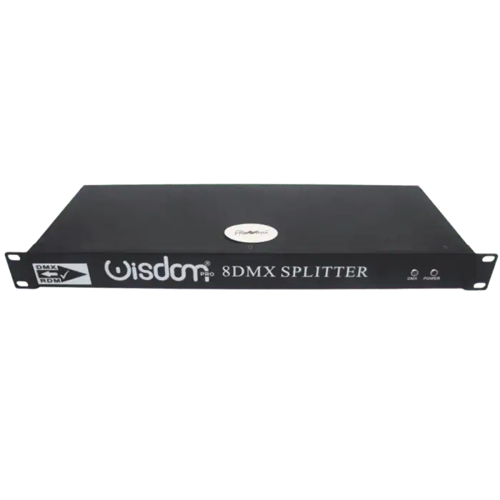 Splitter A 8 Canali Uscita DMX Per Controllo Luci Con Alimentazione PowerCon 1