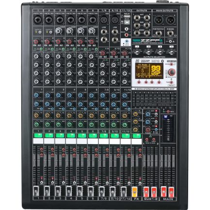 Mixer audio ZZIPP ZZMXPRO12 a 12 Canali per DJ con Multieffetto DSP e Bluetooth