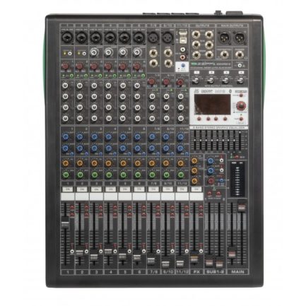 Mixer audio ZZIPP ZZMXPRO12 a 12 Canali per DJ con Multieffetto DSP e Bluetooth - immagine 2