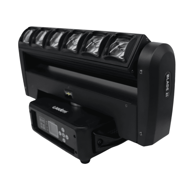 4 Barre LED Blade 2i 6x40W RGBW 4in1 con fascio Beam PixelStrobo Flightcase WISDOM Top Line Pro 1